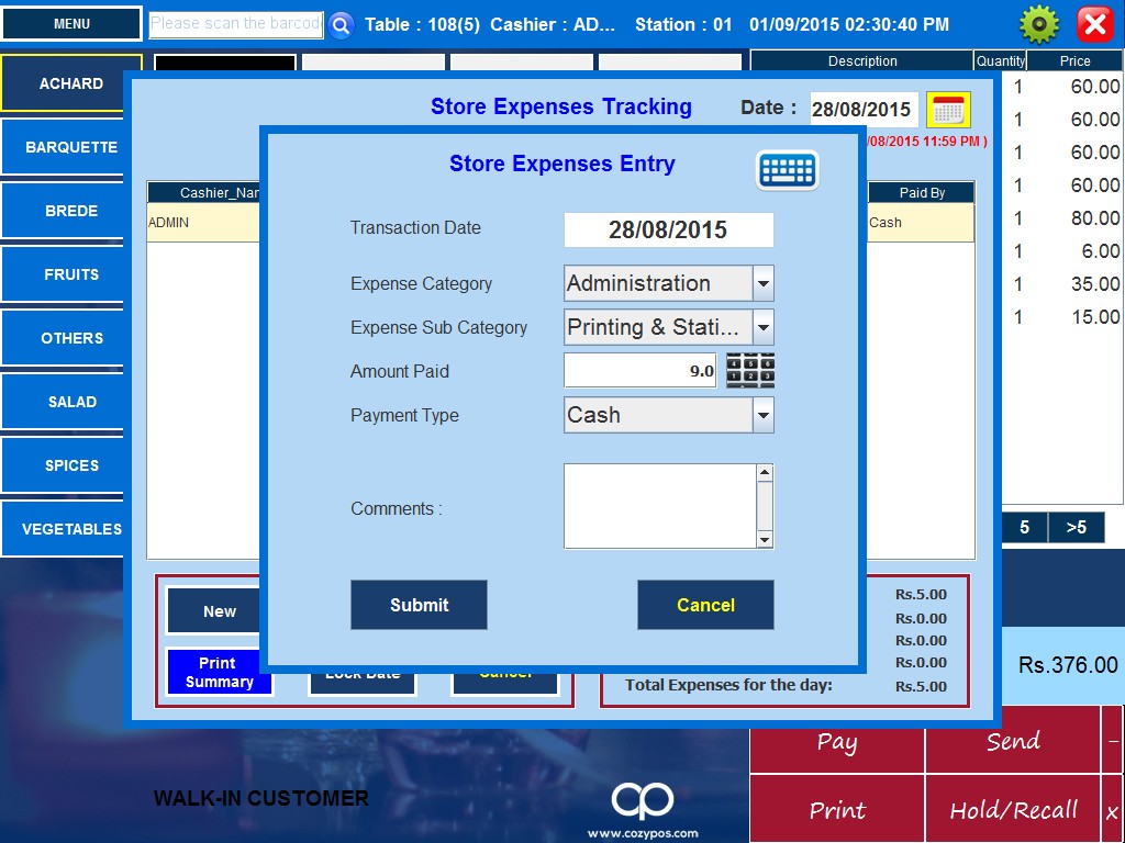 Multi store management software cozy pos